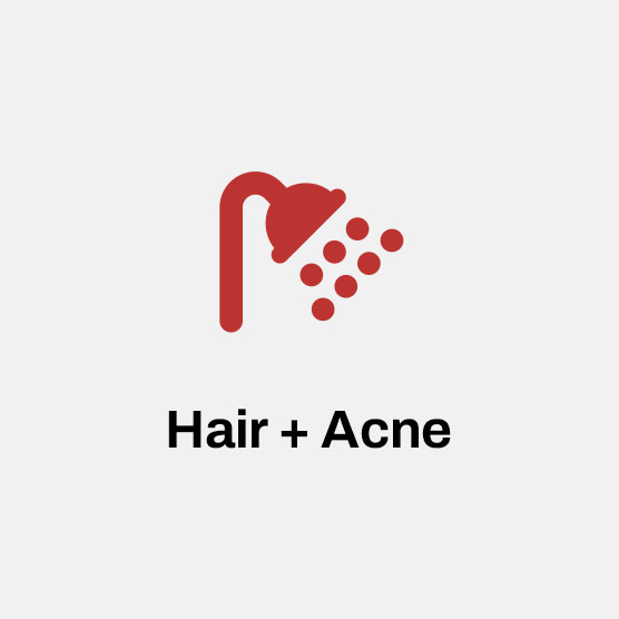 Red Hair And Acne Logo