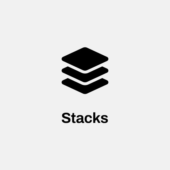Black Stacks Logo