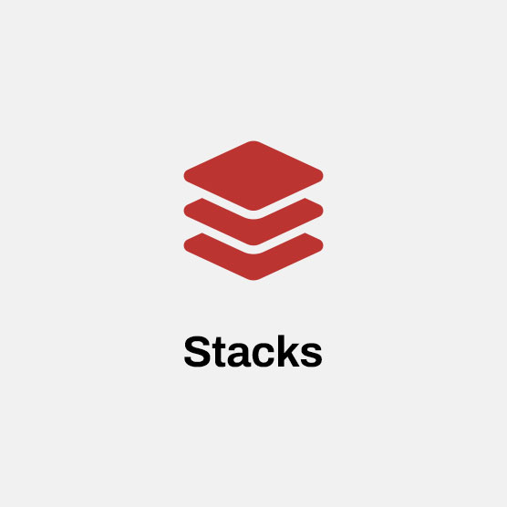 Red Stacks Logo