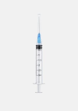 23G x 1" (3ml) Plastic Injection Syringe with Needles (Individually Sealed Packaged)